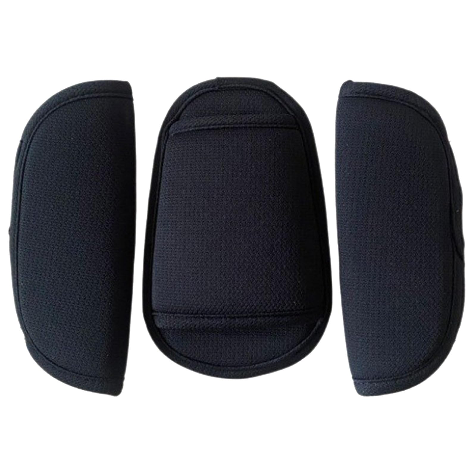 Supoion Black Baby Pram Shoulder Strap Pad Breathable Pram Seats Belt Protections Pad Comfortable Seats Belt Strap Cushion