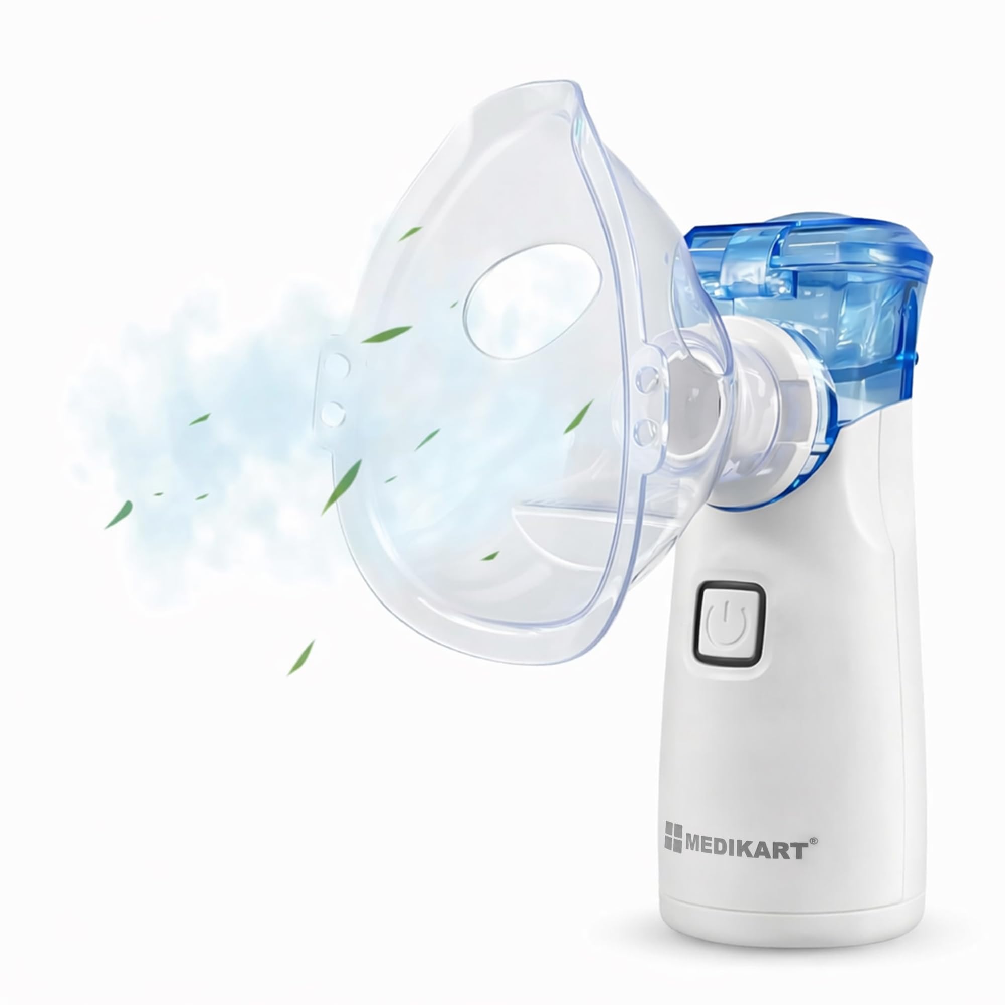 Mesh Nebulizer for Kids & Adults | Compact, Quiet & Fast | 1 Years Replacement Warranty | Asthma, COPD & Allergy Relief | MKHSPL