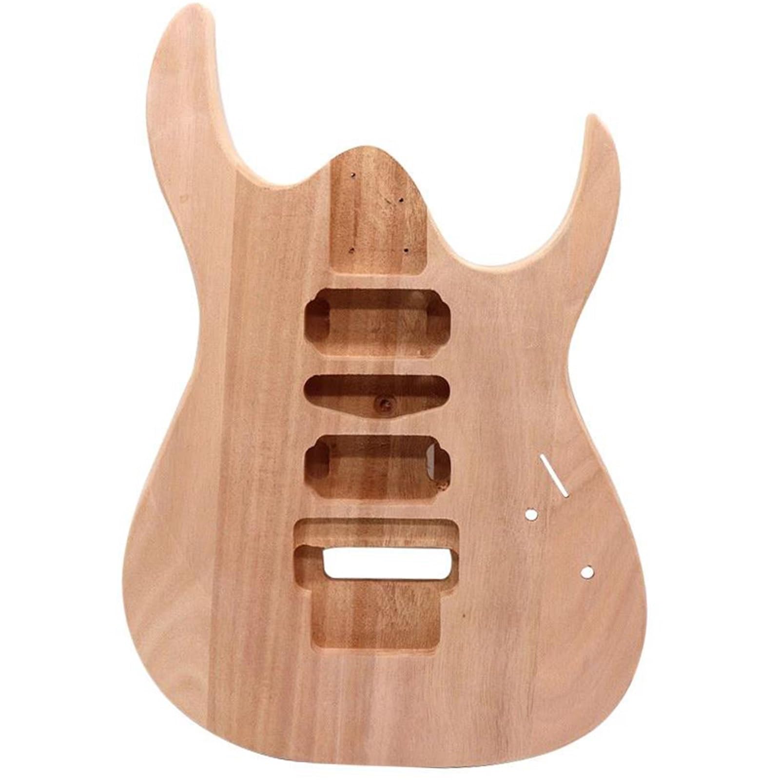 Unfinished Guitar Body Electric Guitar Body Okoume Wood DIY Barrel