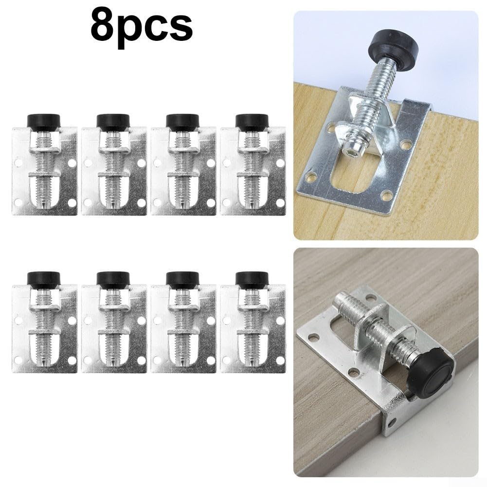 Robusti 4 livelli regolabili per la stabilità dei mobili, realizzati in robusto acciaio laminato a freddo, perfetti per qualsiasi ambiente (8 pezzi)