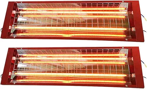 DYRABREST 2000W Baking Infrared Paint Curing Lamp, 1 Set of