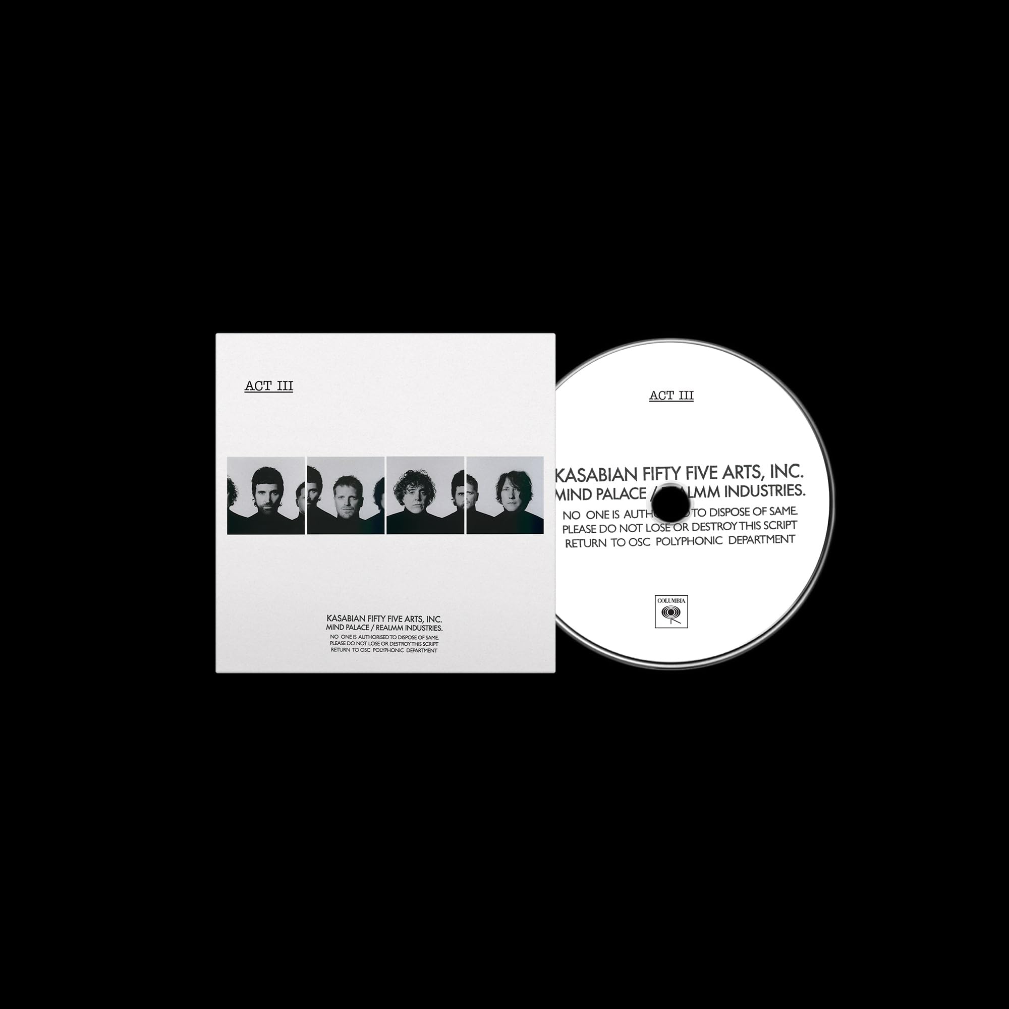 Kasabian - ACT III - CD - Presale Ships By 17/7/26