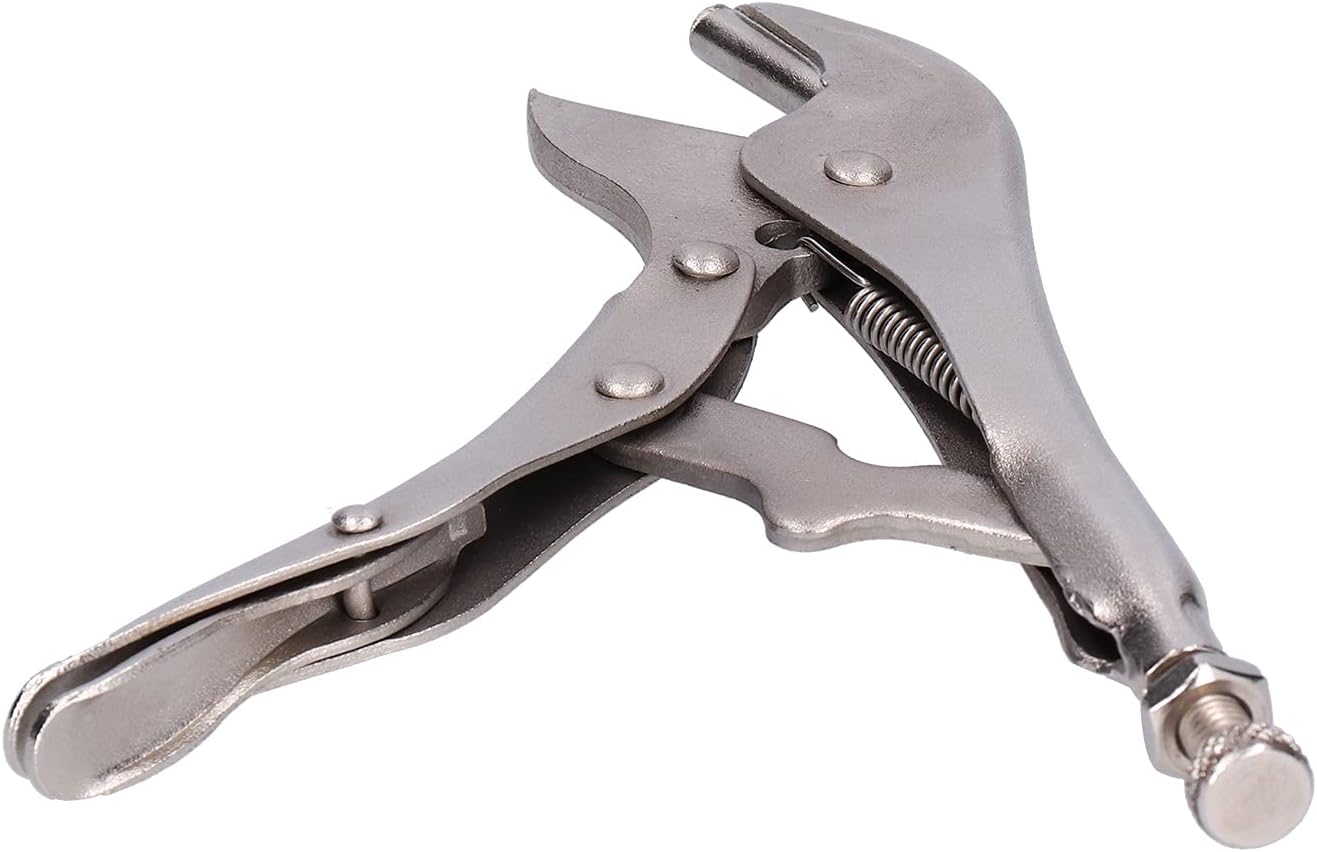 Pinch Off Locking Tool in Tool 45 Steel Compression FittingCurved JawsClamping Pliers for Copper Pipe Less Than 7MM Diameter