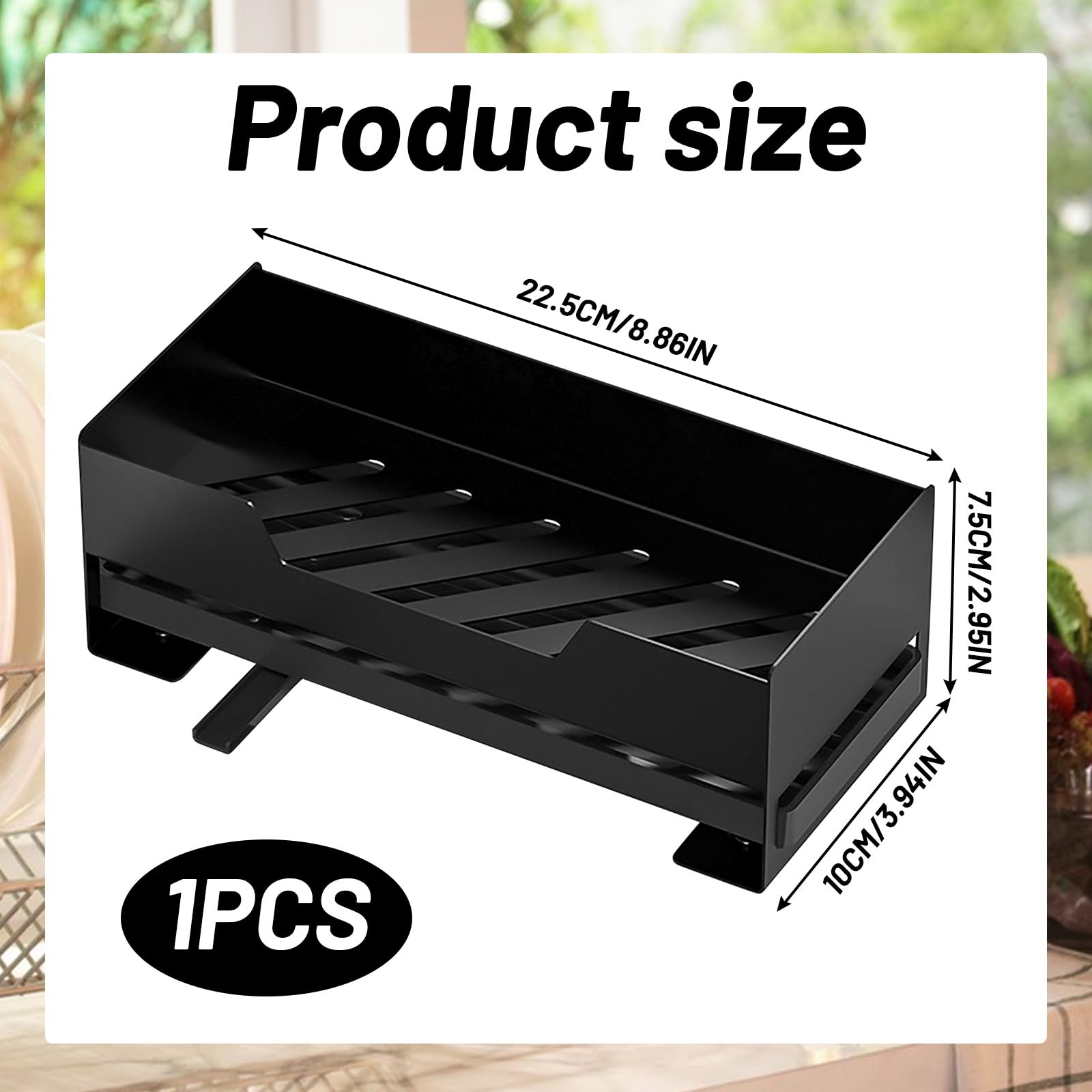 Simsky - Organizador para fregadero de cocina, soporte de esponja para fregadero, cocina