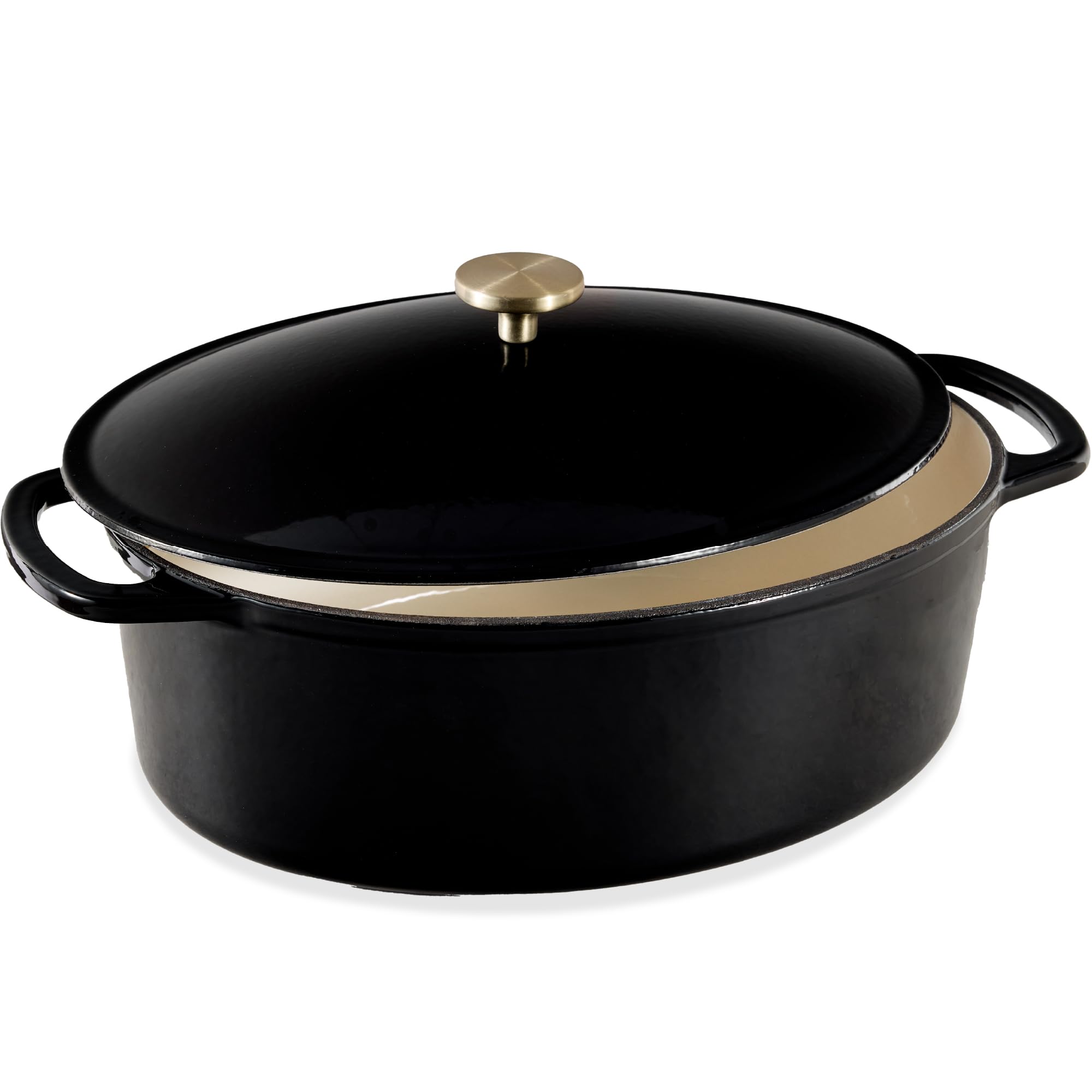 Best Choice Products Oval 7.5 Quart Enamel Cast-Iron Dutch Oven