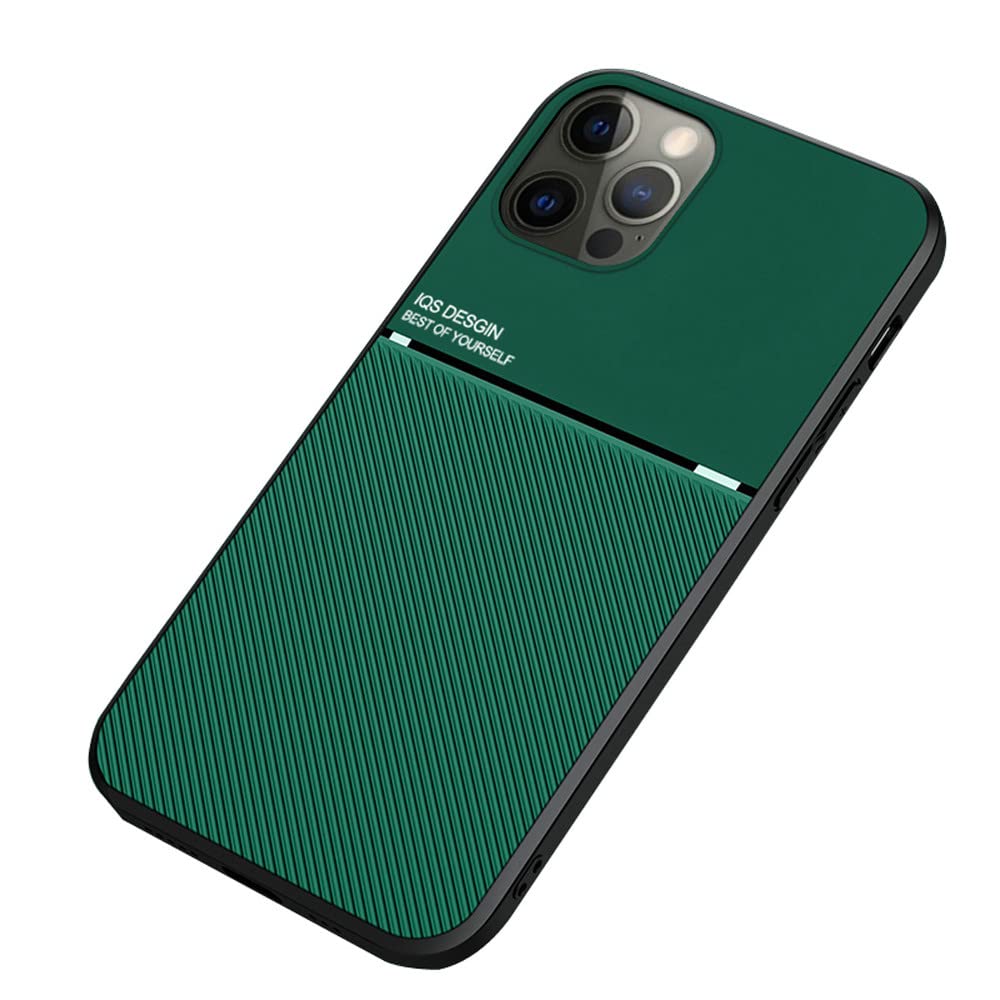 Kepuch Mowen Funda Case Carcasa Placa de Metal Incorporada para iPhone 12/12 Pro 6.1" - Verde — view 22