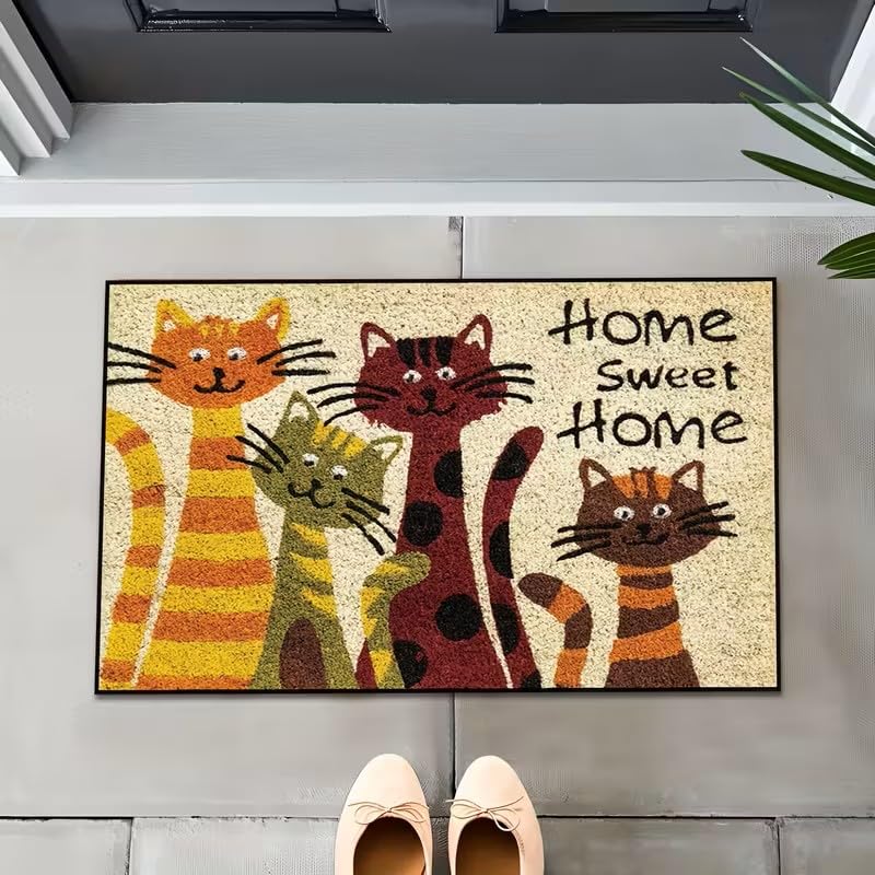 Delicada alfombra Sweet Home para entrada 50x80 cm miniatura 6
