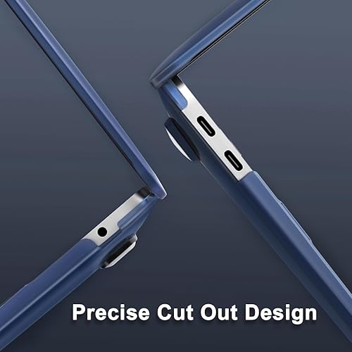 Vista 153 de MOSISO - Funda rígida y de plástico compatible con MacBook Air de 13 pulgadas versión 2022, 2021-2018, A2337 M1 A2179 A1932; con cubierta