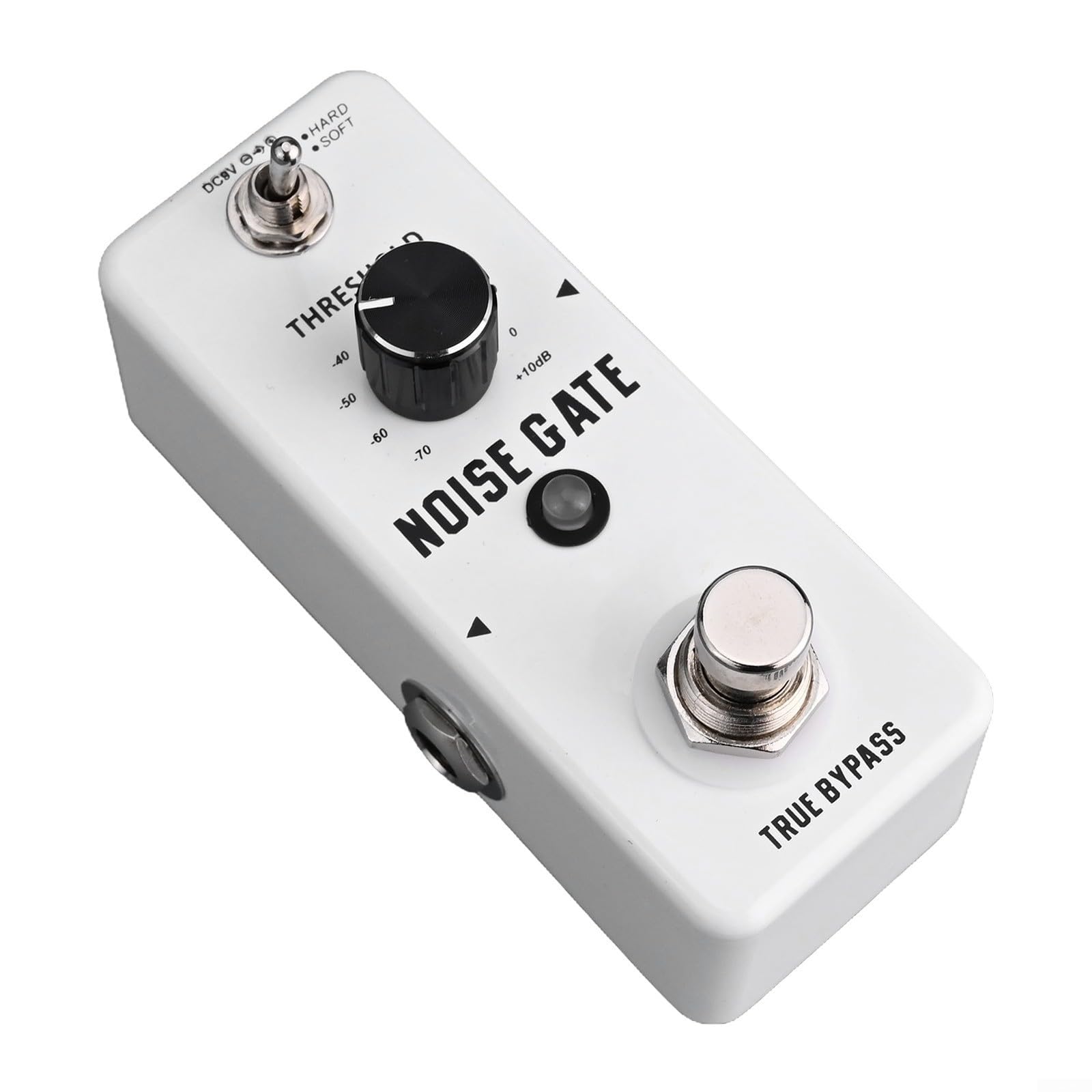 Pedale Noise Gate per chitarra, per Rowin LEF-319 Noise Killer con modalità hard/soft, effetto chitarra elettrica in lega di zinco
