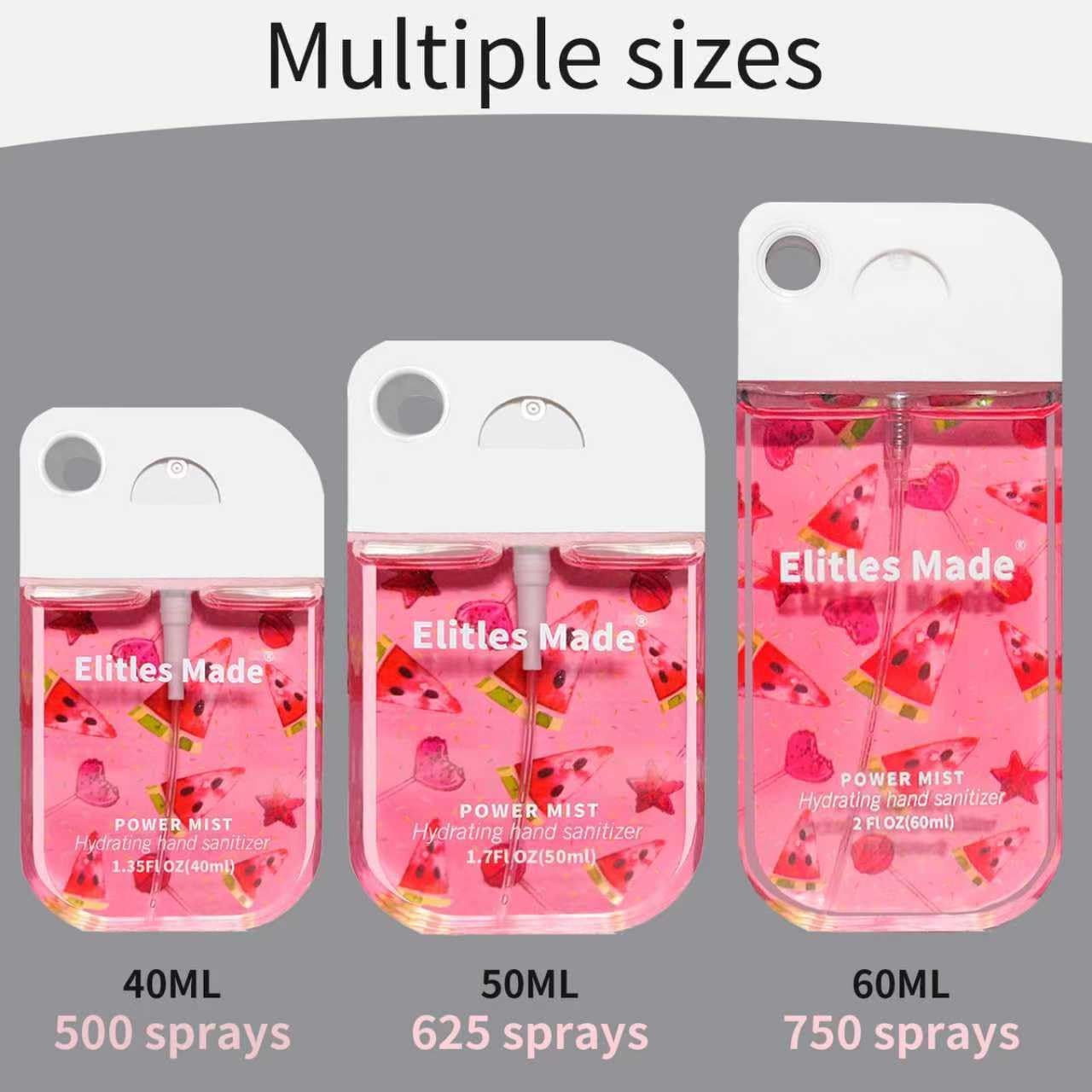 Hand Sanitizer Spray, 50ML Spray Hand Sanitizer Travel Size With Cute Keychain Lanyard, Scented Pocket Power Mist Hydrating Women Teen Girl Gifts, 1.7FL.OZ (Lavender) - Image 8