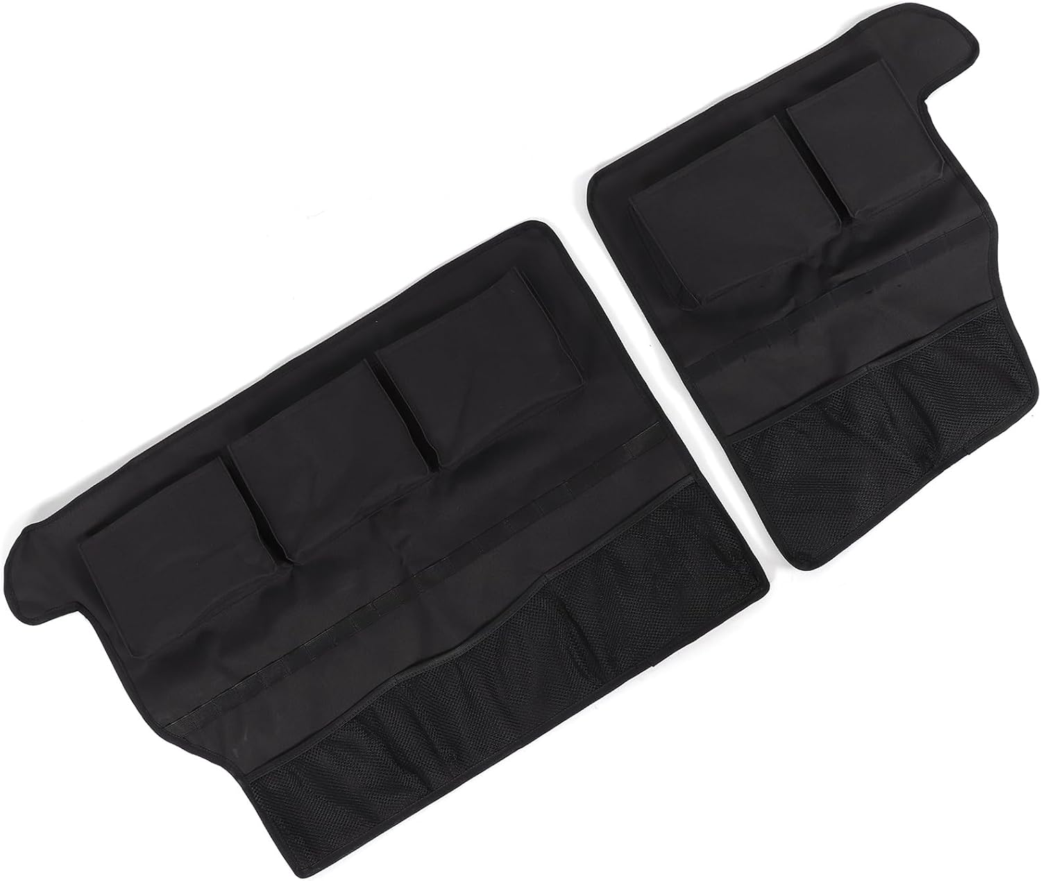 PIUGILH Car Back Seat Trunk Organizer Compatible with Honda CR-V CRV 2023 2024 2025, Car Trunk Storage Cargo Bag with 10 Large Pockets, Black, 2Pcs