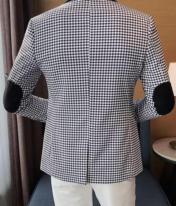 ORBITRAY Mens Blazer Suit Jacket for Men Slim Fit Jackets Formal Business Blazer Wedding Groom Prom Dinner Party OB042