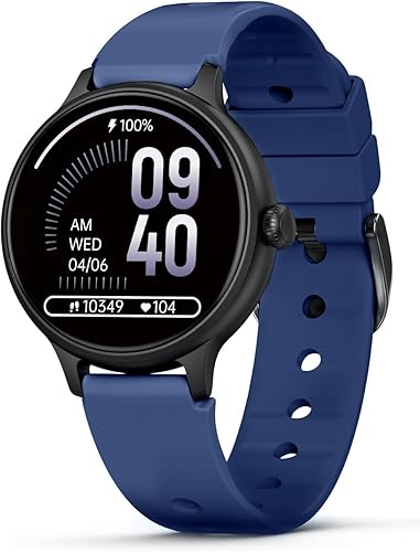 FITVII Reloj inteligente para responderhacer llamadas, rastreador de fitness con presión arterial 247 monitor de frecuencia cardíaca y oxígeno en