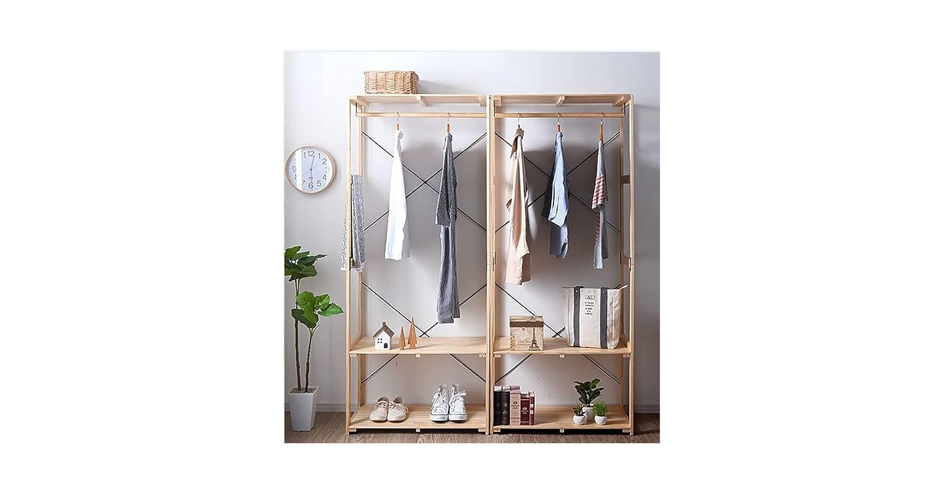 専用出品★No.49★ドール用木製クローゼット　ハンガーラック ☆No.49☆ドール用木製クローゼット ハンガーラック - メルカリ