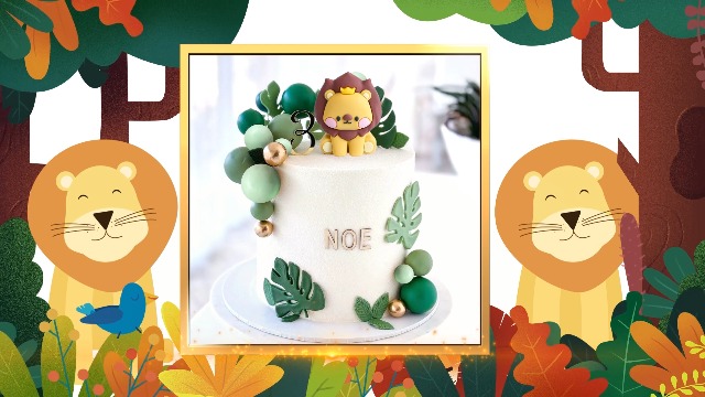 JeVenis Decorazioni Per Il Compleanno Del Leone Decorazioni Per La