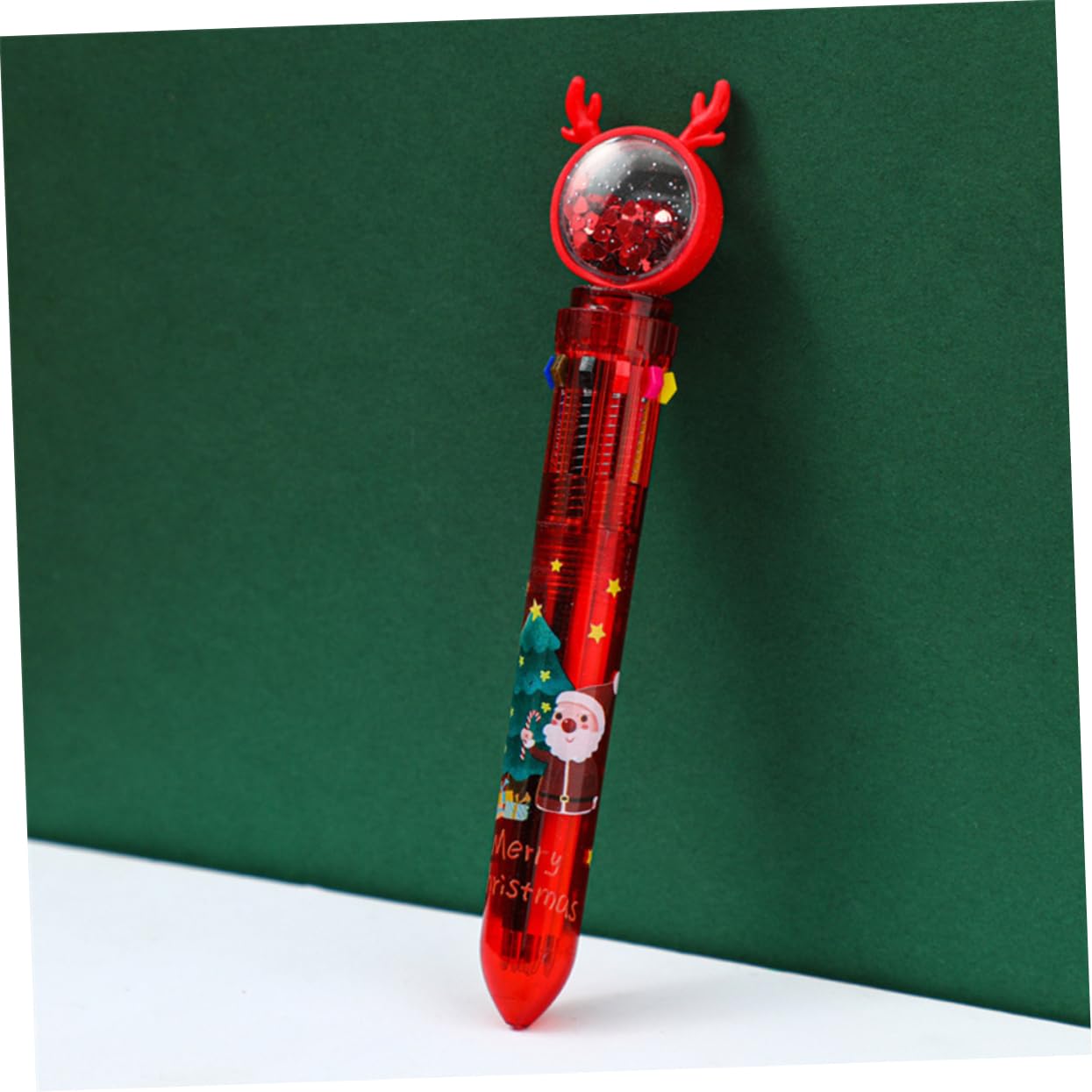 Lot De 4 Stylos à Gel Adorables Avec Pompons – Parfaits Pour Enseignants, étudiants, Cadeaux De Noël Ou Fournitures De Bureau