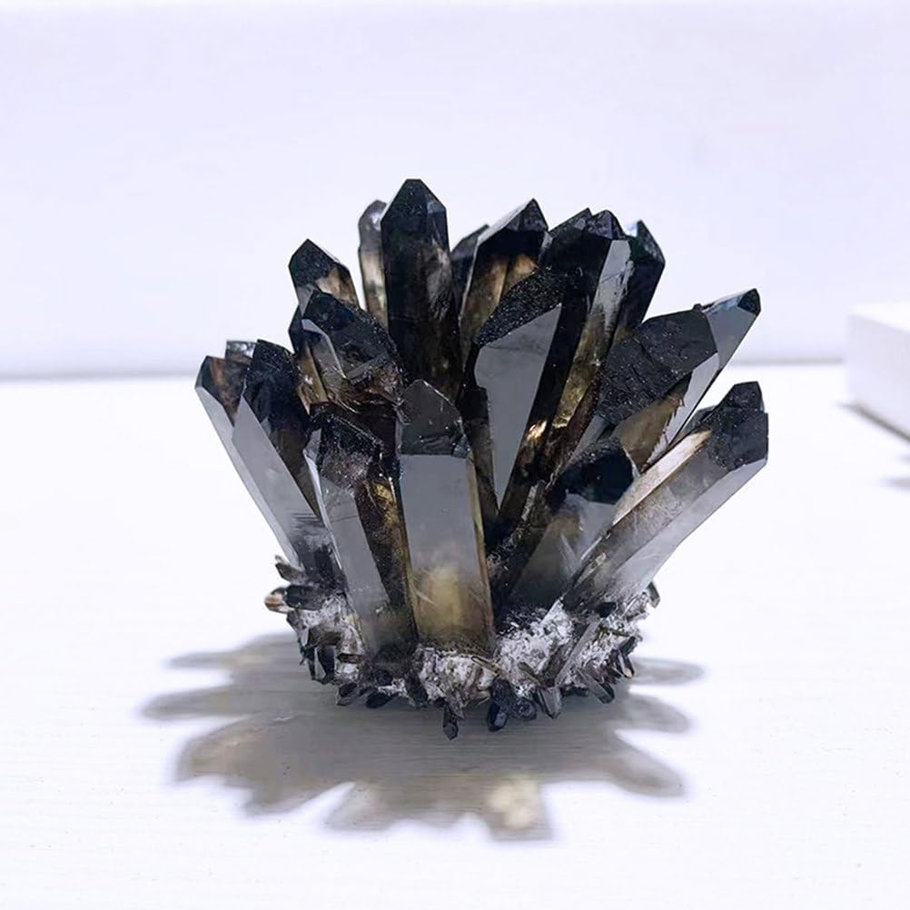 Smoky Quartz Cluster Crystal Rock Crystal Cluster Enery Decoration Feng Shui Home Decor,700~800g