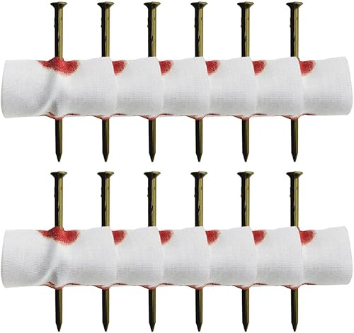 Cabilock Regalos de broma para bromas, 12 piezas, divertido truco de broma, dedo falso a través de las uñas, accesorios de mago realista para niños,