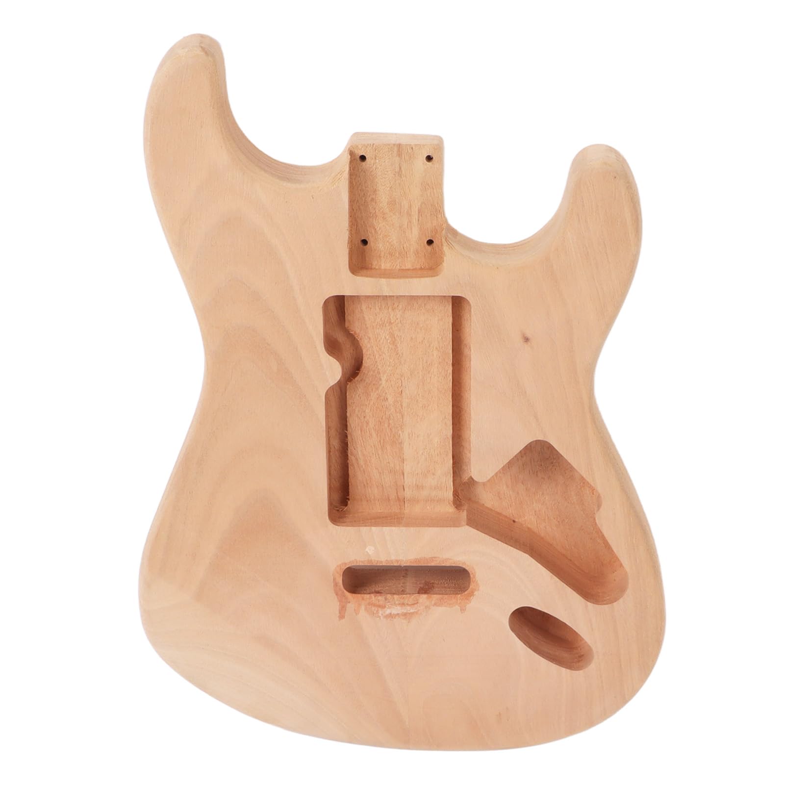Barre per chitarra elettrica incompiuta, mogano fai da te professionale Blank Chitarra elettrica Sostituzione del corpo per musicisti professionisti o chitarrista esperto (GSB09)