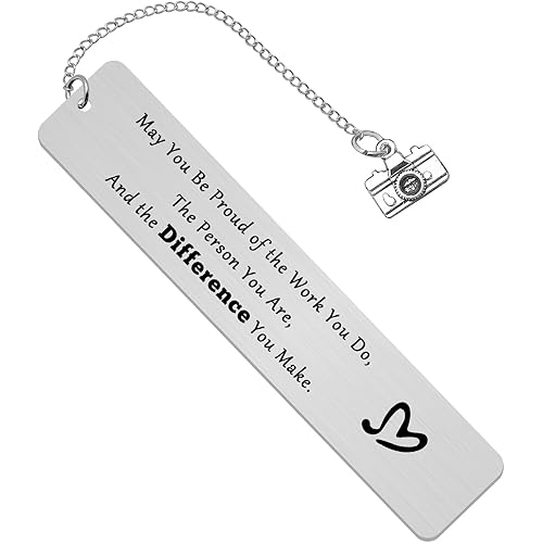 Photographer Bookmark Gifts for Women Men Wedding Photographer Appreciation Gifts Photography Lovers Gift Christmas Birthday Retirement Gift Thank You Gifts for Photographer