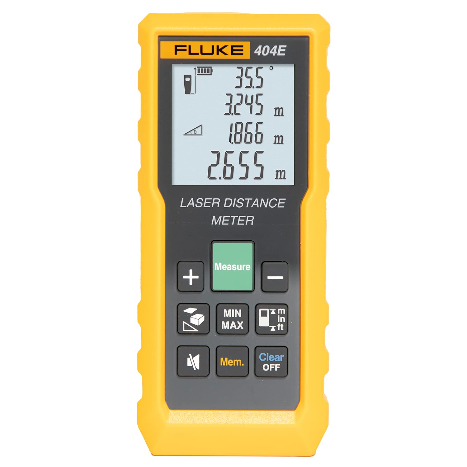 Fluke 404E 40mtr Digital Laser Distance Meter Tape with Free Carry Case Large LCD Display IP54 Dust & Water Resistant Distance Area and Volume Measurement (1 Year Warranty) (B0C3LKQGSQ) Amazon Price History, Amazon Price Tracker