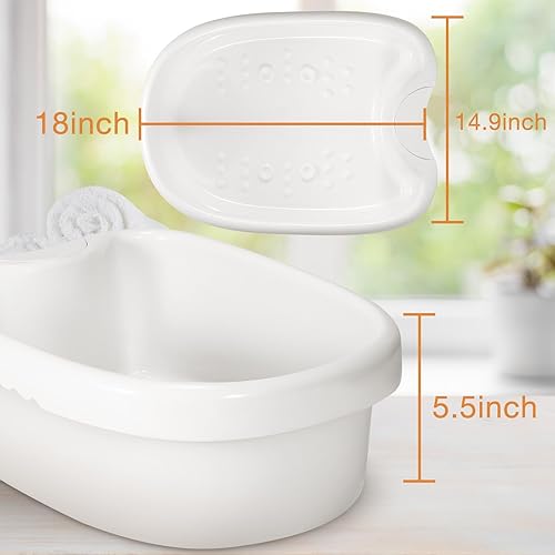Miniatura 3 de Cuenca de baño de pies iónica profesional para todas las máquinas de baño de pies de desintoxicación, bañera resistente con 100 forros
