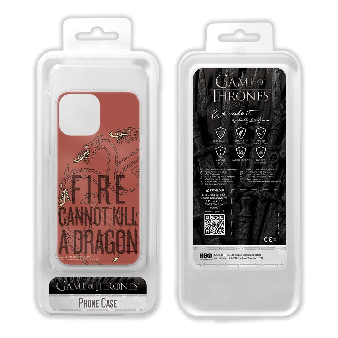 ERT GROUP custodia per cellulare per Xiaomi 13 originale e con licenza ufficiale Game of Thrones, modello 009 adattato in modo ottimale alla forma dello smartphone, custodia in TPU