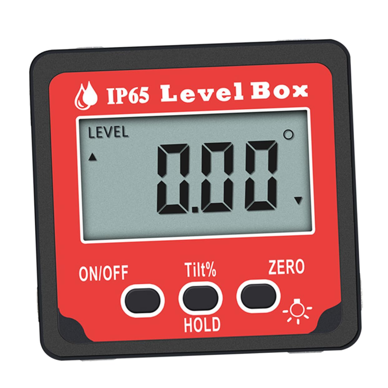 GadpipartyInclinometer Angle Meter Digital Level Angle Finder Magnetic Digital Level Protractor Magnetic Angle Finder Digital Angle Gauge Portable Measuring Tool Measuring Instrument 4x Ip