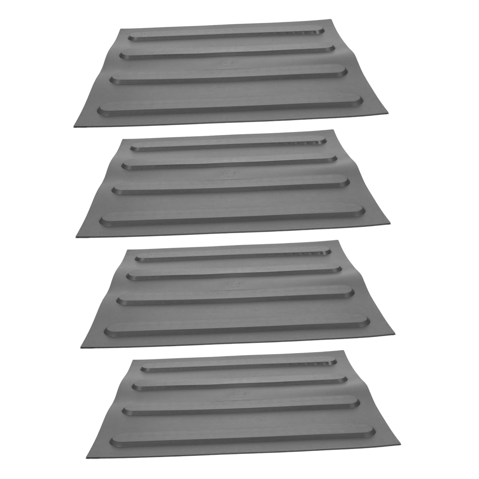 OSOLADY Stable Practical Blind Bricks 4pcs Garden Sidewalk Boards for Blind Pathway