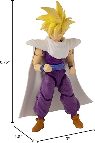 Vista 5 de Dragon Ball Super Dragon Stars Super Saiyan Gohan (niño) - Figura de acción de 6.5 pulgadas