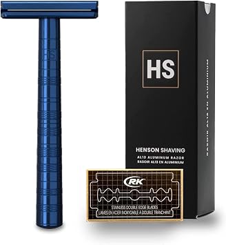 HENSON SHAVING AL13 Shaver MEDIUM Steel Blue