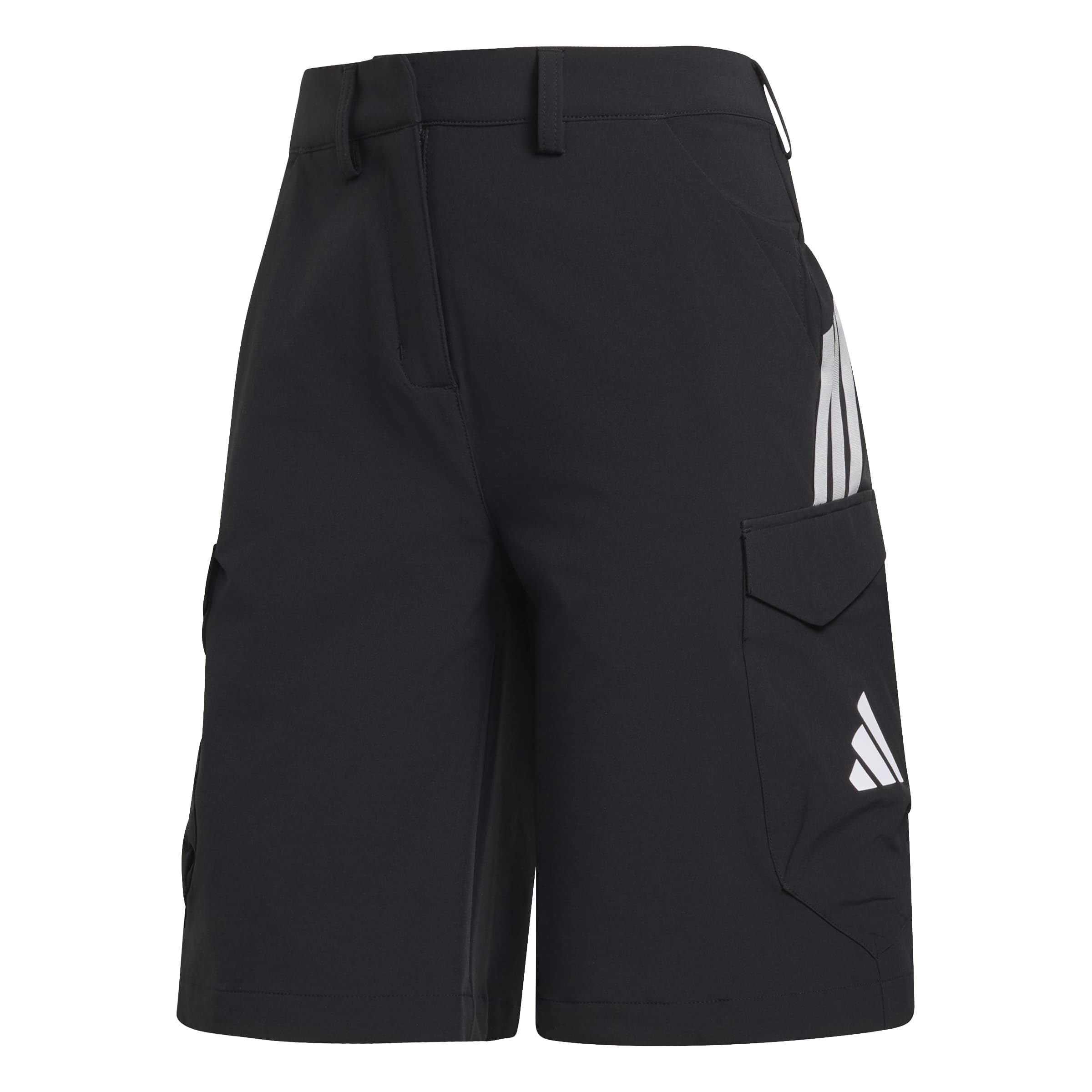 adidas Women's Mercedes - AMG Petronas Formula 1 Team Mechanics Short, Black/Grey Two, XXS