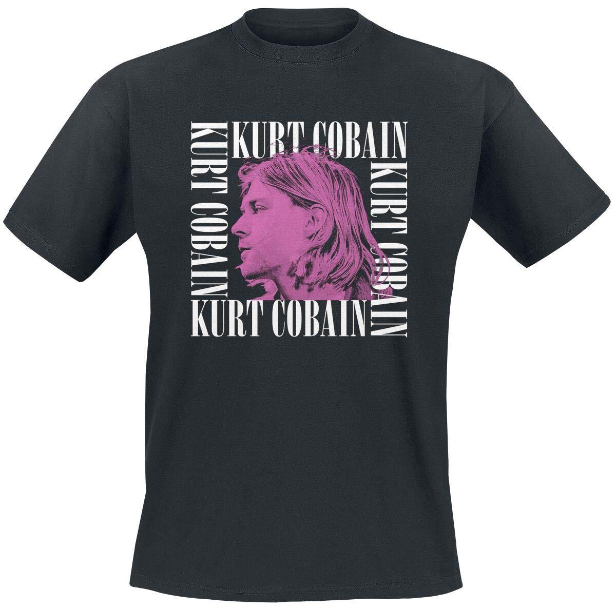 Kurt Cobain Head Frame T-Shirt Black XL
