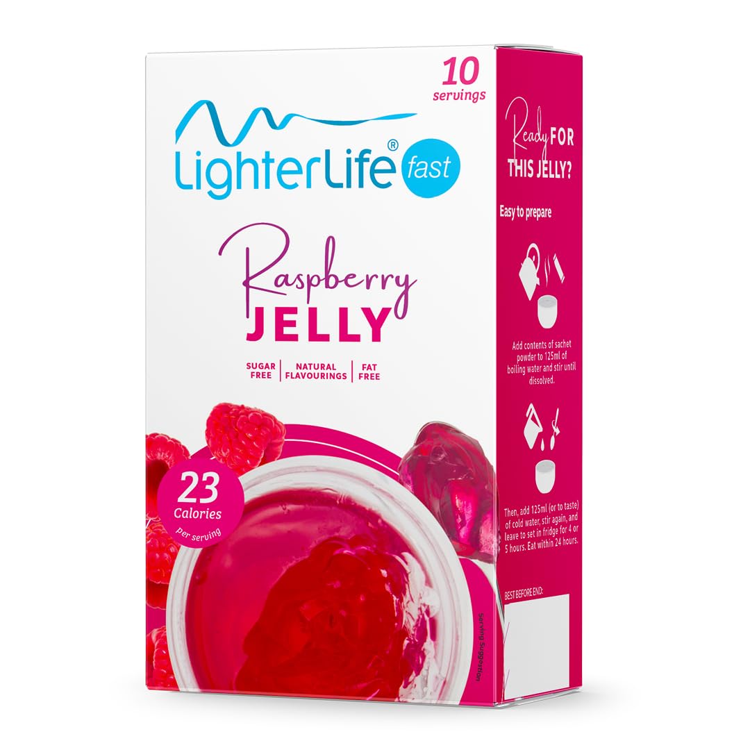 LighterLifeRaspberry Jelly Mix Pack x 10 Sachets Per Packet