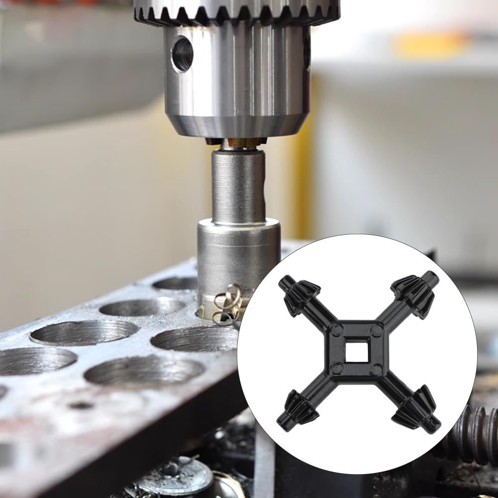 Clé De Mandrin 4 En 1 Multifonction – Acier 45# Robuste Pour Perceuses Et Outils Rotatifs