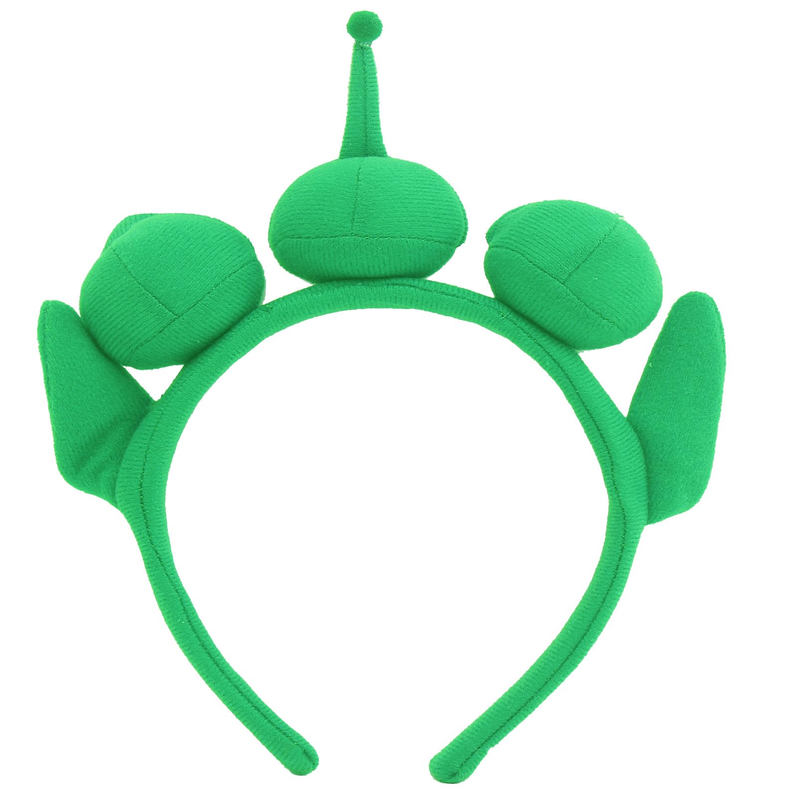 Jing xin Alien Headband, Three-Eyed Alien Monster Plush Headband Women For Adults Costume Accessory (One Size, New Green)