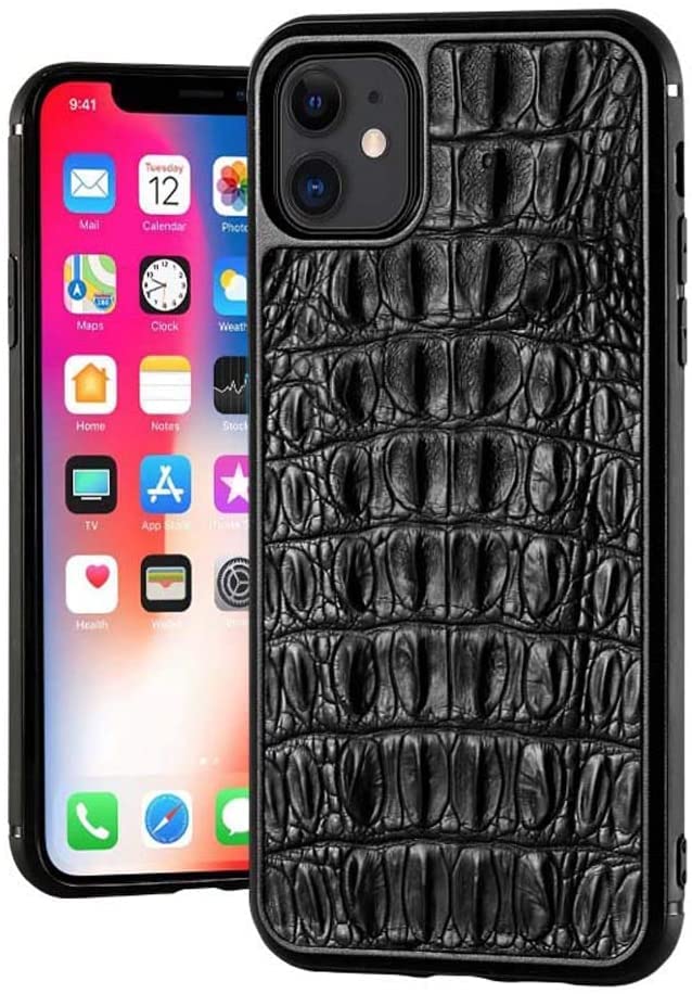Coque iPhone 12 alligator tout compris antichoc SCHIK
