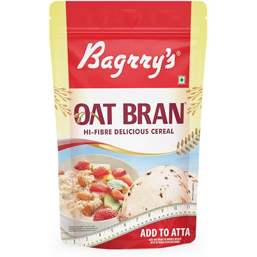 Bagrrys Oat Bran 400gm Pouch High in fibre & protein Good D