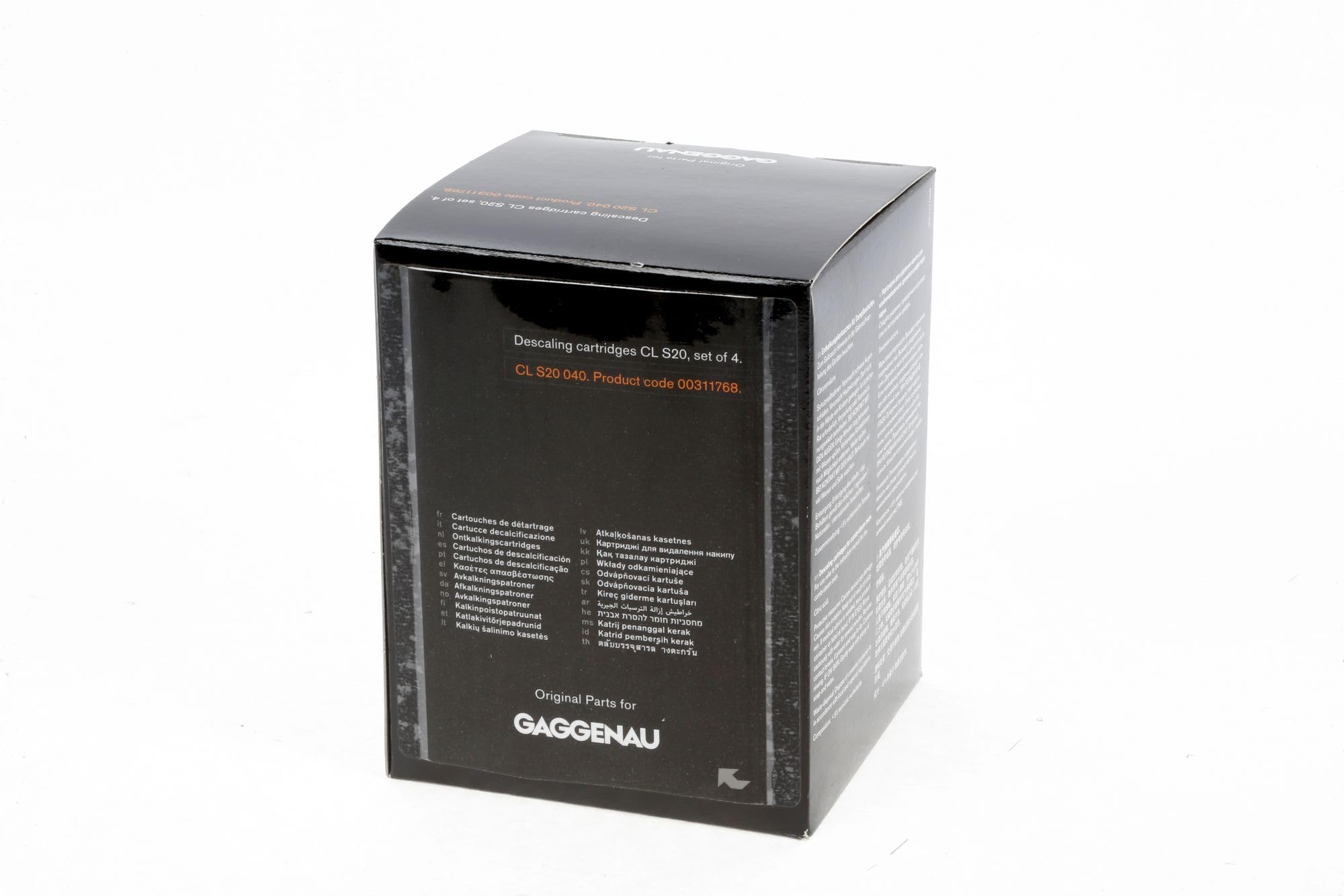 Gaggenau 4 Cartucho descalcificador CLS 20 040 00312430 para hornos de vapor combinados