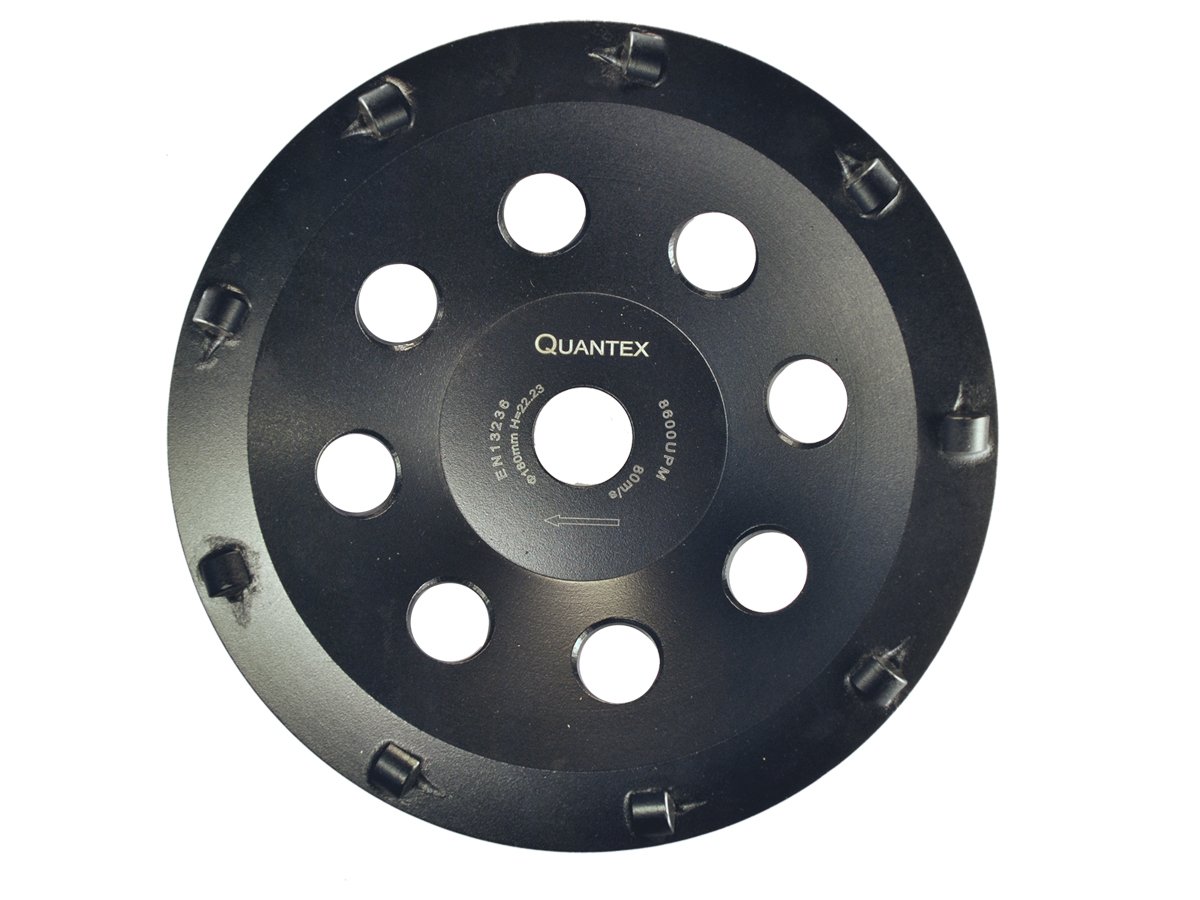WEFARU Diamant-Schleiftopf 180 Mm – PKD, 8 Segmente, Für Winkelschleifer & Betonschleifer