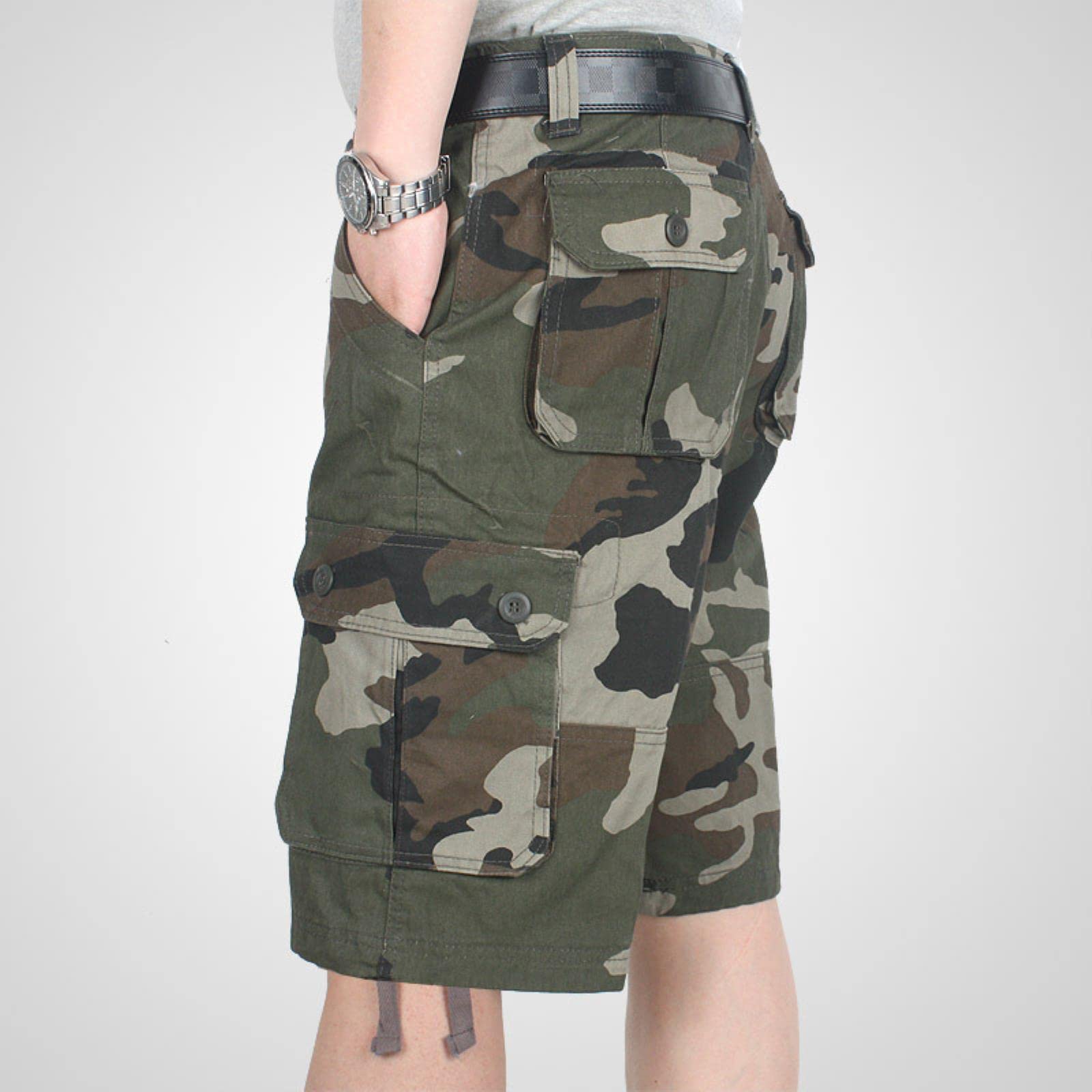 Pantalon Cargo Homme Les Umes - Tactique Ripstop, 8 Poches, Coupe Ample, Pour Travail Et Plein Air