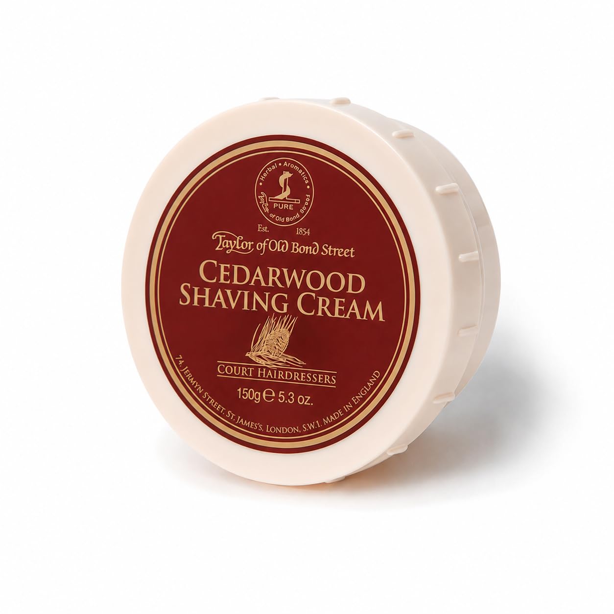 Taylor of Old Bond Street Cedarwood Shaving Cream Bowl, 150g
