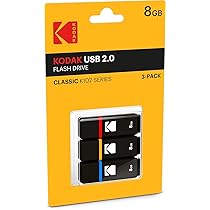 Kodak K100 – Chiavetta USB 2.0, confezione da 3