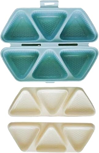 Miniatura 9 de 2 cajas de molde de bolas de arroz de sushi, caja triangular de arroz y verduras para hacer sushi DlYStorage hecho a mano, molde Bento para hacer
