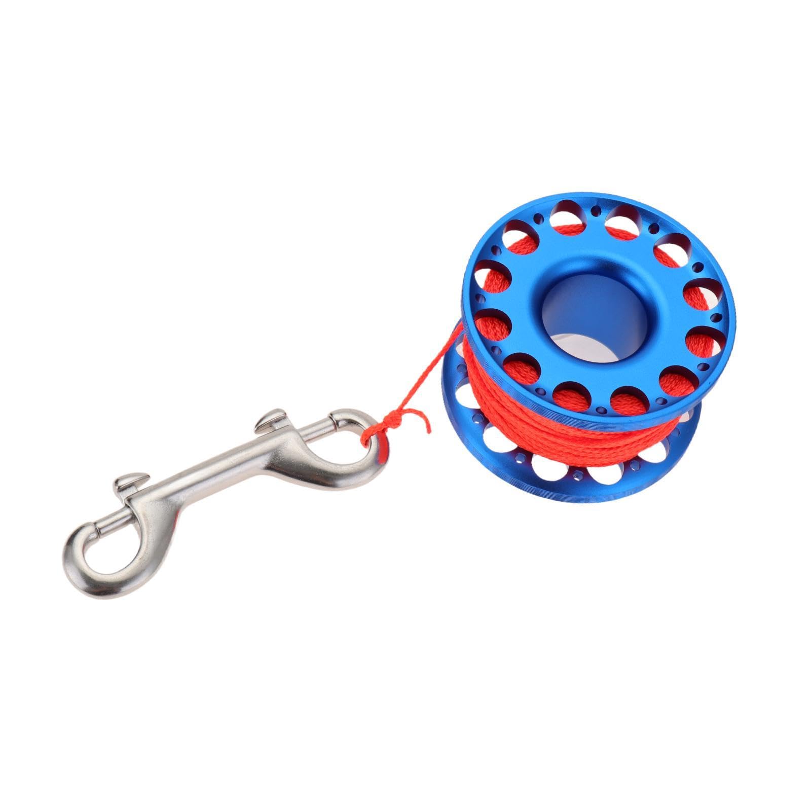 RNXRZANK Diving Finger Spool Reel for Underwater Activities and Snorkeling, Blue Color Reel