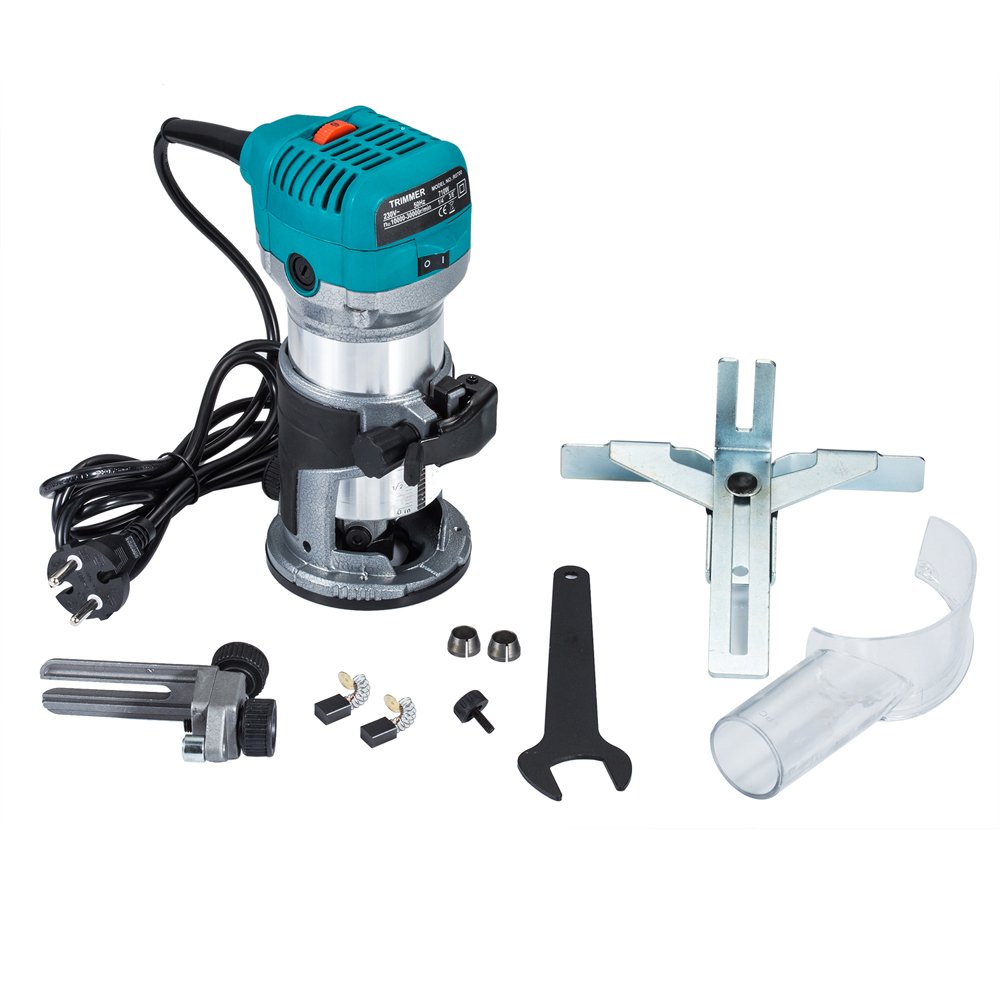 Anesty - Oberfräse und Trimmer Einhandfräse Multifräse Laminate Kantenfräse 230V 710W R0700 Router