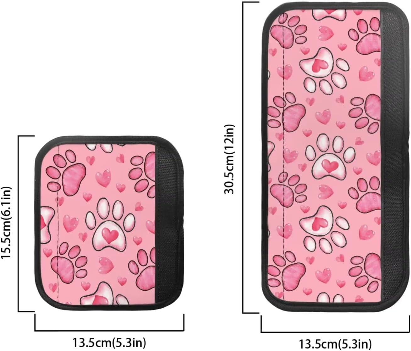 8Pcs Valentines Day Love Paw Refrigerator Handles Replacement Indoor Decorations for Fridge Oven Dishwasher Keep Kitchen Appliance Clean Keep Off Fingerprints Food Stains