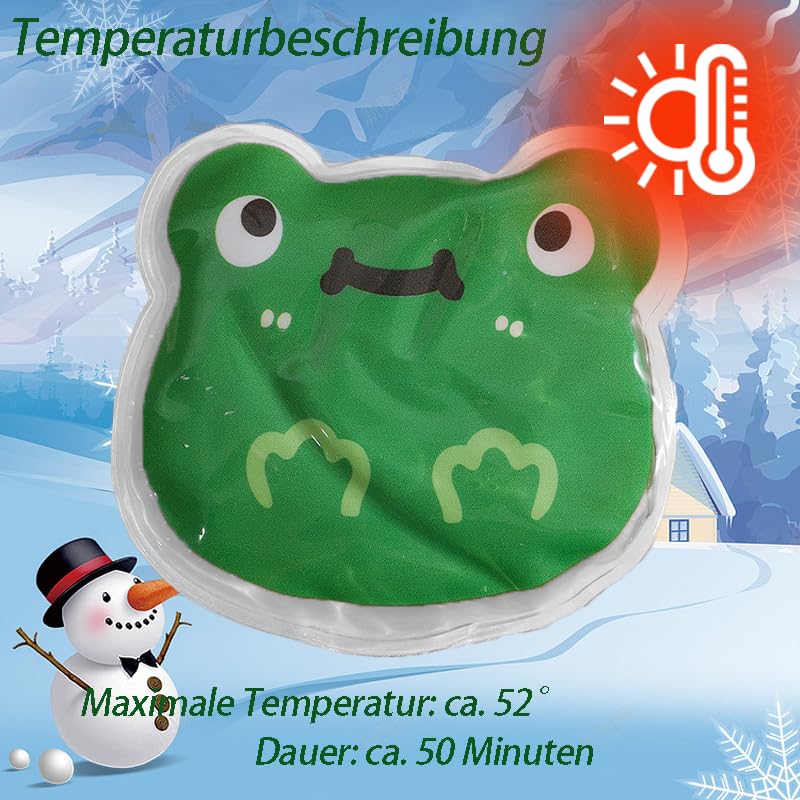 SOBEAU 7pcs Chaufferette Main Reutilisable,Poche Chauffe,Chaufferettes De Poche Chaleur Instantanée,Contre Le Froid en Automne et en Hiver,Modèle de Noël