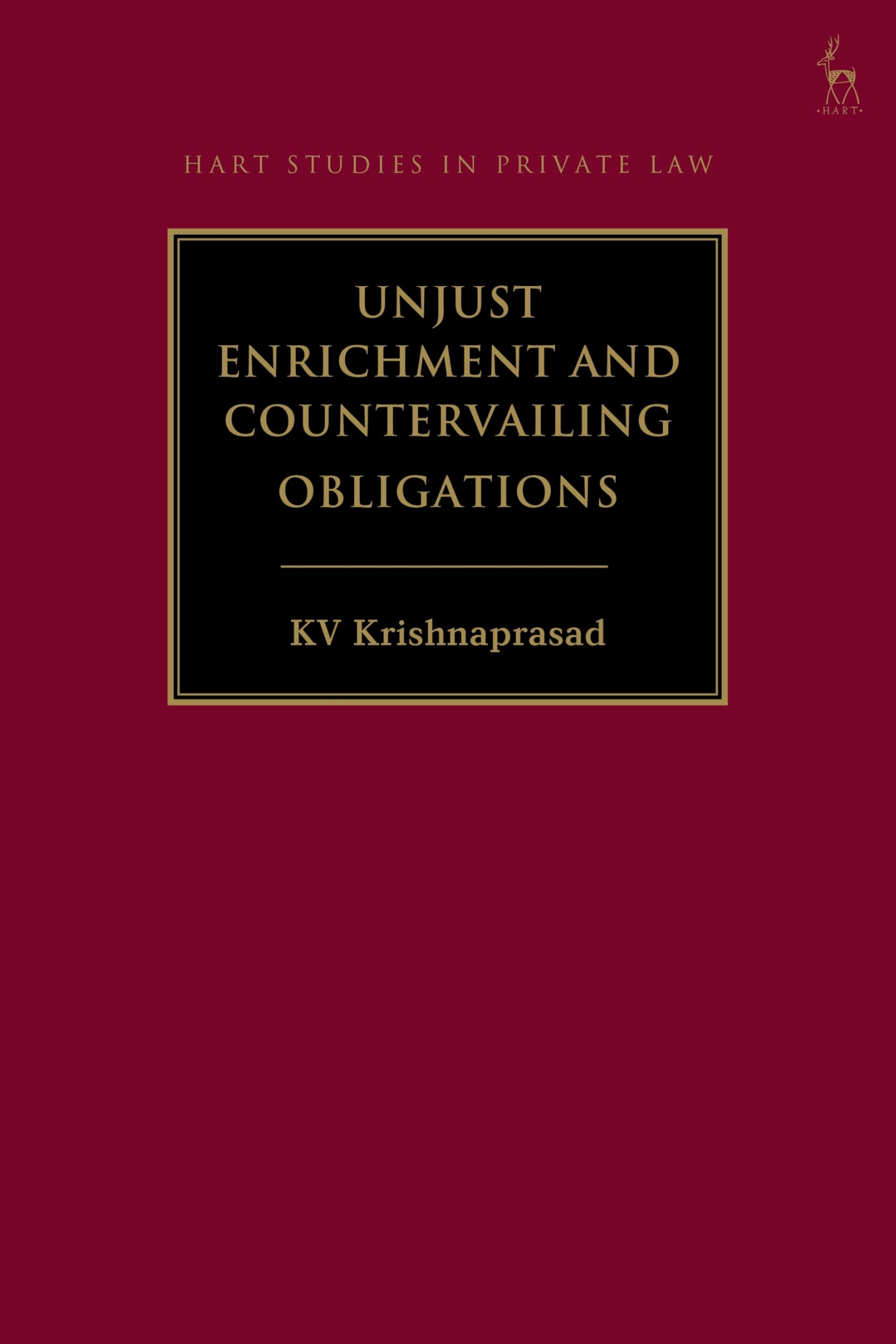 Unjust Enrichment and Countervailing Obligations (Hart Studies in Private Law)