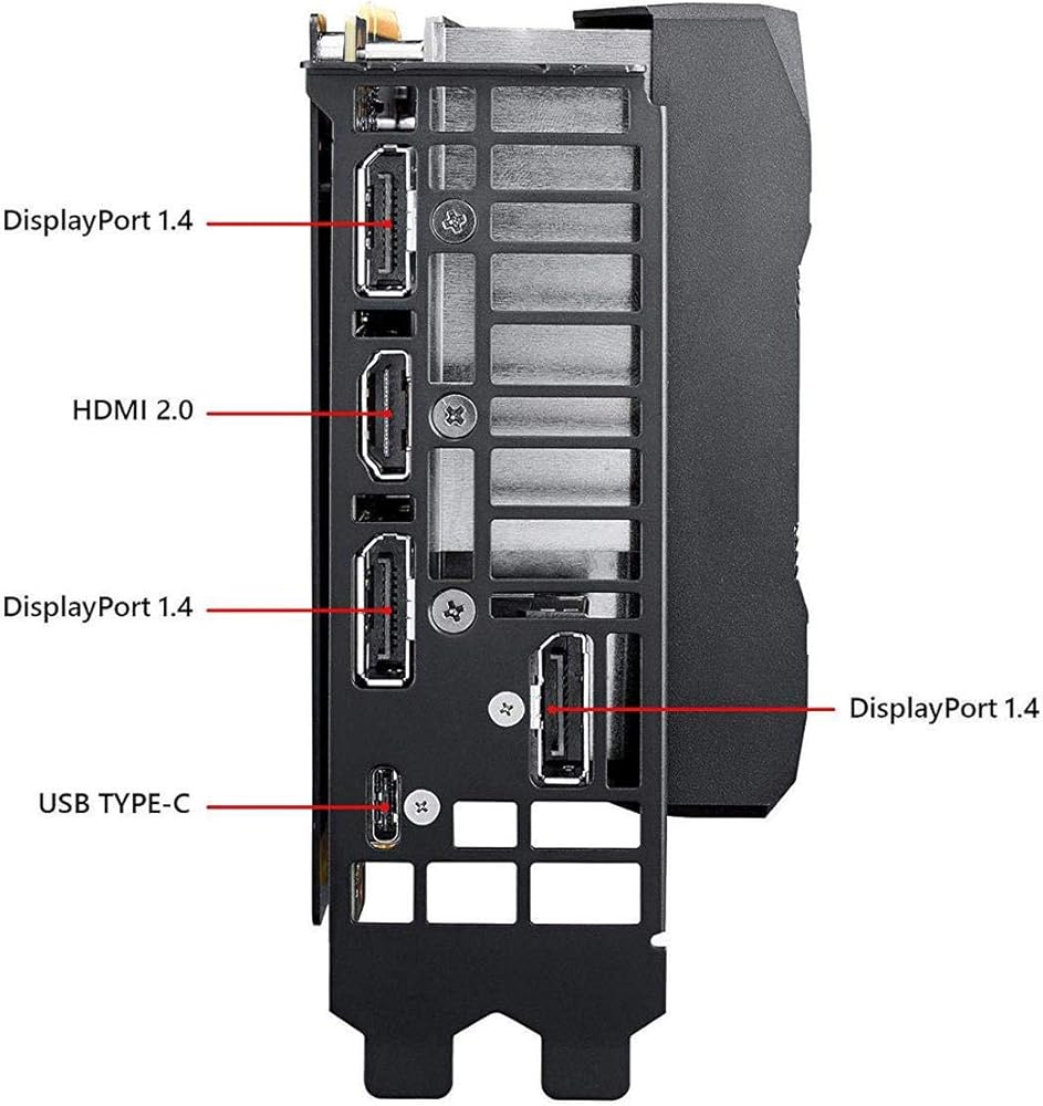 Asus GeForce RTX 2070 Super Overclocked 8G EVO GDDR6 Dual-Fan Edition VR Ready HDMI DisplayPort Gaming Graphics Card thumbnail 4